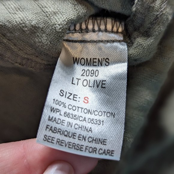 Woolrich Light Olive Zip Front Jacket Size Small - Picture 13 of 16